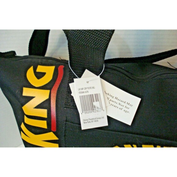 Disney The Lion King VIP Canvas Tote Bag Broadway Musical NWT Shoulder Bag - Picture 3 of 4